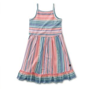Tea Collection Spaghetti Strap Hi-Lo Striped Sun Dress